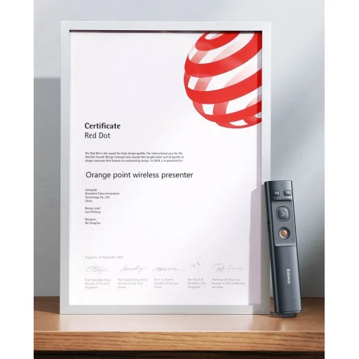 Baseus lézer presenter / prezenter, pointer távirányító sötétszürke (ACFYB-B0G) - 11