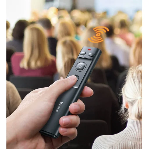 Baseus lézer presenter / prezenter, pointer távirányító sötétszürke (ACFYB-B0G) - 14