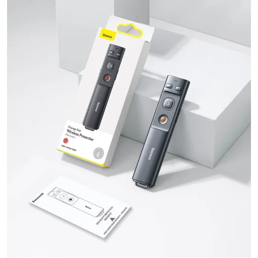 Baseus lézer presenter / prezenter, pointer távirányító sötétszürke (ACFYB-B0G) - 17
