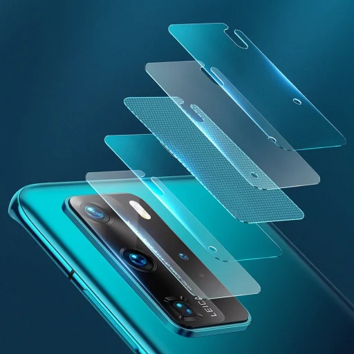 Baseus 2x 0,25 mm kameralencse védő üvegfólia Huawei P40 (SGHWP40-JT02) - 16