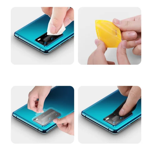 Baseus 2x 0,25 mm kameralencse védő üvegfólia Huawei P40 (SGHWP40-JT02) - 19