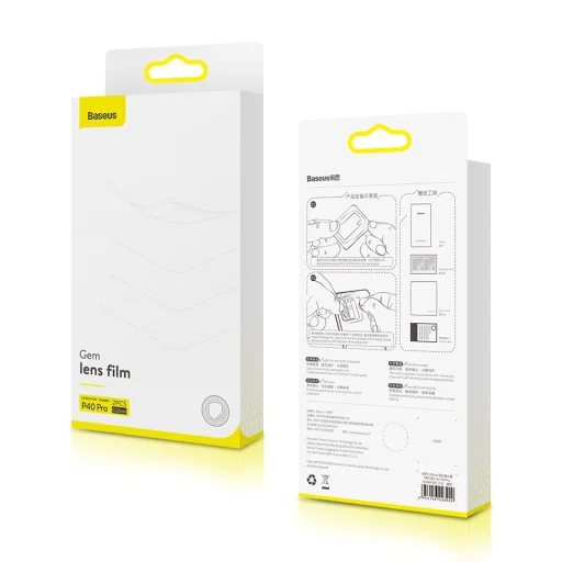 Baseus 2x 0,25 mm kameralencse védő üvegfólia Huawei P40 (SGHWP40-JT02) - 20