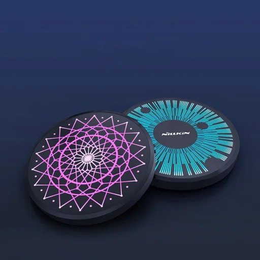 Nillkin Power Color 15W vezeték nélküli gyorstöltő fekete Planet - 8