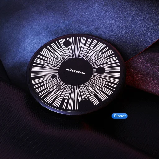 Nillkin Power Color 15W vezeték nélküli gyorstöltő fekete Planet - 3