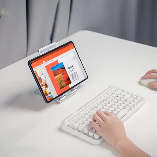 Nillkin PowerHold vezeték nélküli töltő és tablet állvány ezüst - 7