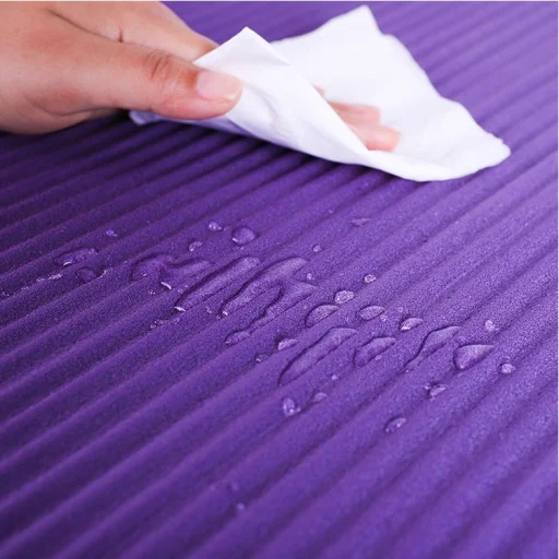 Gymnastic csúszásmentes fitness matrac edzéshez 181 cm x 63 cm x 1 cm kék - 17