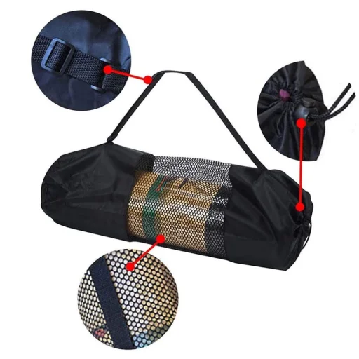 Gymnastic csúszásmentes fitness matrac edzéshez 181 cm x 63 cm x 1 cm kék - 5