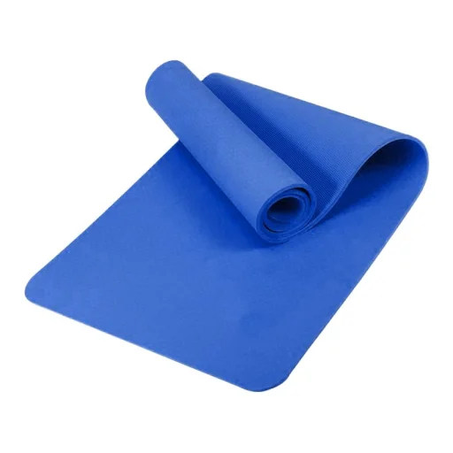 Gymnastic csúszásmentes fitness matrac edzéshez 181 cm x 63 cm x 1 cm kék - 2