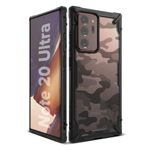 Ringke Fusion X tok Samsung Note 20 Ultra terepmintás fekete (XDSG0036) - 4