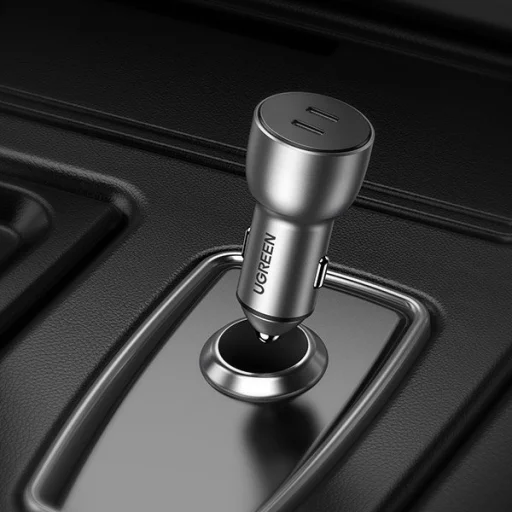 Ugreen Univerzális autós töltő 2x USB Type-C QC 4.0 PD 36 W FCP AFC 3 A szürke (CD213 70594) - 8