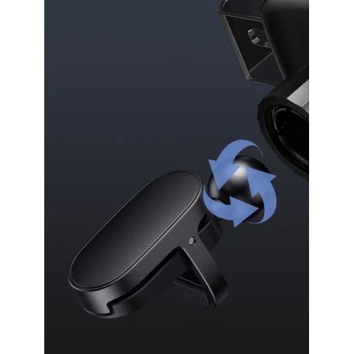 Baseus Explore Univerzális szellőzőre rögzíthető gravity autós tartó és Qi töltő 15 W átlátszó (WXYL-K02) - 14