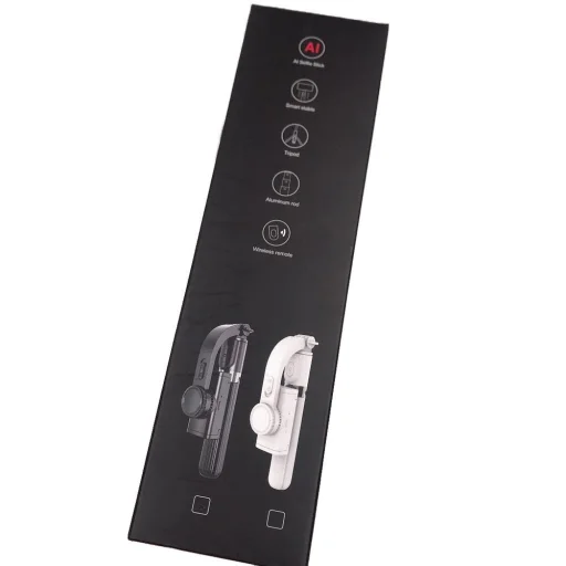 Selfie bot és teleszkópos tripod állvány bluetooth kioldós gimbalal fekete - 31