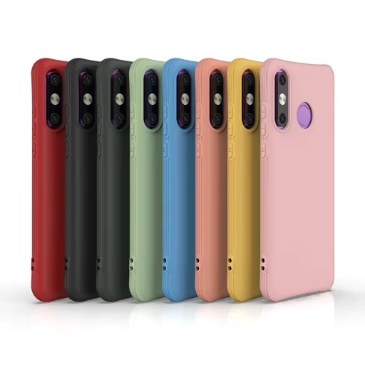 Soft Color flexibilis gél tok Huawei P30 Lite pink - 6