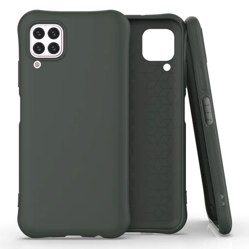 Soft Color flexibilis gél tok Huawei P40 Lite / Nova 7i / Nova 6 SE sötétzöld - 1