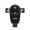 Dudao Univerzális Gravity autós telefontartó vezeték nélküli Qi töltéssel 15 W fekete + Type-C kábel + R4 szivargyújtós töltő (F1Pro) thumbnail