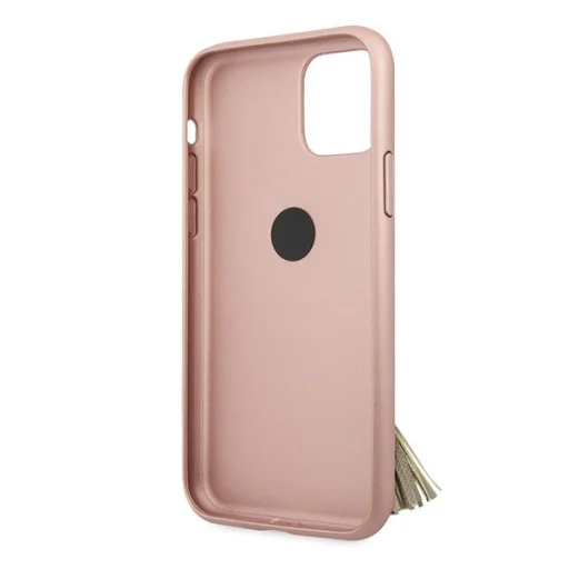 Guess Saffiano GUHCN61RSSARG iPhone 11 tok hátlapi gyűrűvel pink - 2