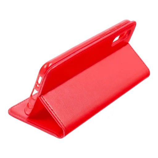 Mágneses fliptok Huawei Y5P piros színben - 6