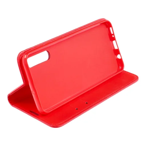 Mágneses fliptok Huawei Y5P piros színben - 8