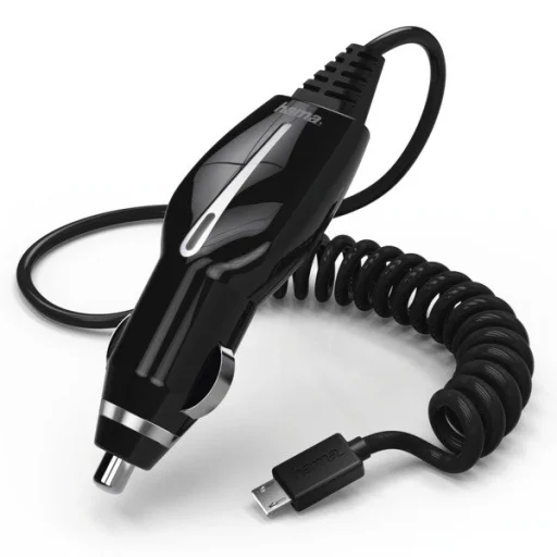 Hama Univerzális autós töltő Micro USB 12 V 1,2 A fekete - 1