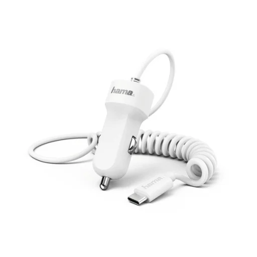 Hama Univerzális autós töltő USB Type-C 12 V 3 A fehér - 1
