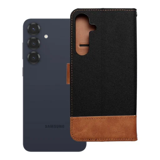 JEANS flipové puzdro Samsung Galaxy S25 Plus čierne puzdro - 7
