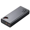 Baseus Adaman Metal 65W 20000mAh Hordozható Akkumulátor Baseus Xiaobai USB-C 60W (20V/3A) 50cm Kábellel - Fekete thumbnail