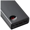 Baseus Adaman Metal 65W 20000mAh Hordozható Akkumulátor Baseus Xiaobai USB-C 60W (20V/3A) 50cm Kábellel - Fekete thumbnail