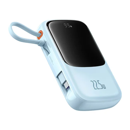 Baseus Qpow Pro+ 22.5W 10000mAh USB-C Powerbank - Kék - 3