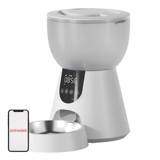Automata állateledel adagoló F17 LED + Petwant W8 itató - 1
