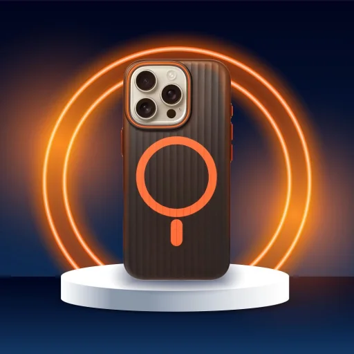 SIMPLY tok kompatibilis MagSafe-lel IPHONE 14 Pro-hoz, titán fekete tok - 2