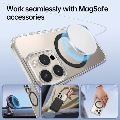 Tech-protect Mmp-110 2in1 Magnetic Magsafe Gyűrű Fekete & Fekete - 6