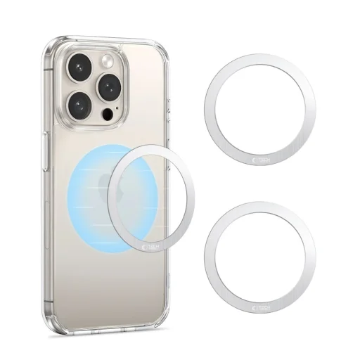 Tech-protect Mmp-110 2in1 Mágneses Magsafe Gyűrű Ezüst & Ezüst - 3