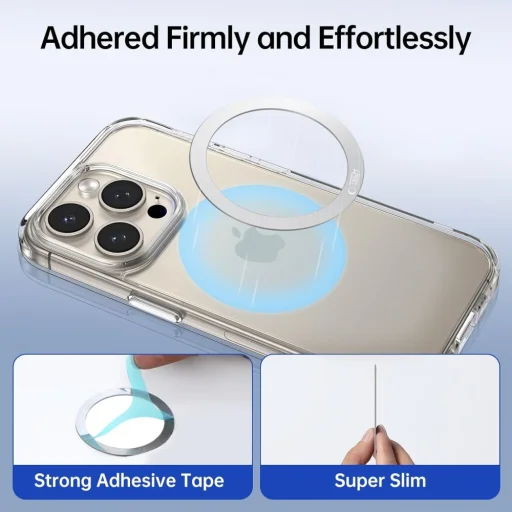 Tech-protect Mmp-110 2in1 Mágneses Magsafe Gyűrű Ezüst & Ezüst - 8