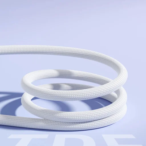 Joyroom S-A42 Crystal-Clear Sorozat 60W USB-C - USB-C kábel 1.2m - fehér - 11