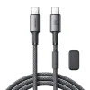 Joyroom S-A50 Unlimited Series 60W USB-C - USB-C kábel mágneses rendezővel 1,2 m - Szürke thumbnail