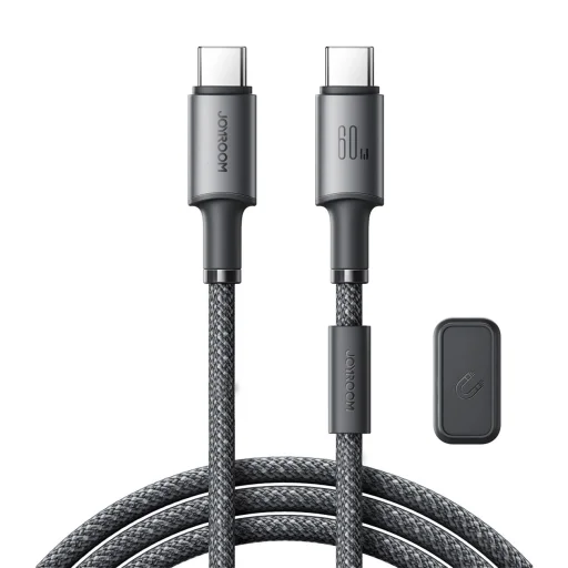 Joyroom S-A50 Unlimited Series 60W USB-C - USB-C kábel mágneses rendezővel 1,2 m - Szürke - 1