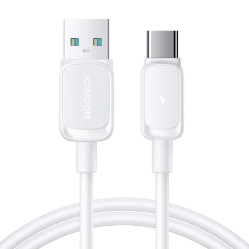 Joyroom Multi-Színes Sorozat A14 USB-A / USB-C 3A Kábel 1.2m - Fehér - 3