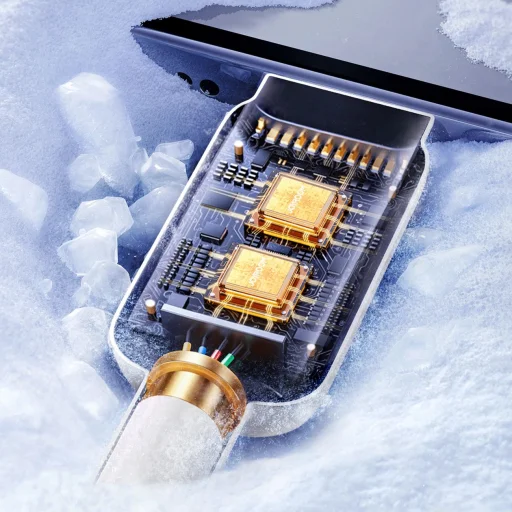 Joyroom Multi-Színes Sorozat A14 USB-A / USB-C 3A Kábel 1.2m - Fehér - 6