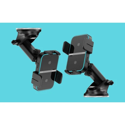 Joyroom JR-ZS246 S induktív töltős tartó műszerfalra - fekete tok - 5