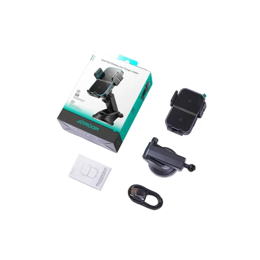 Joyroom JR-ZS246 S induktív töltős tartó műszerfalra - fekete tok - 8