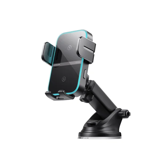 Joyroom JR-ZS246 S induktív töltős tartó műszerfalra - fekete tok - 1