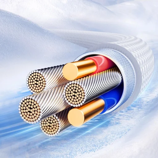 Joyroom S-A42 Crystal-Clear Series 3A USB-A - Lightning kábel 1.2m - fehér - 12