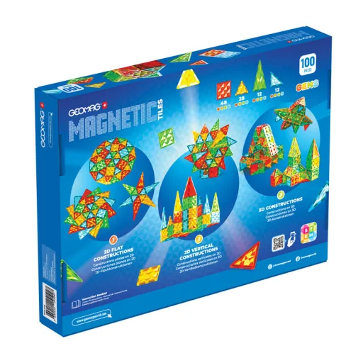 Geomag Mágneses Lapok Gems 100 - 2