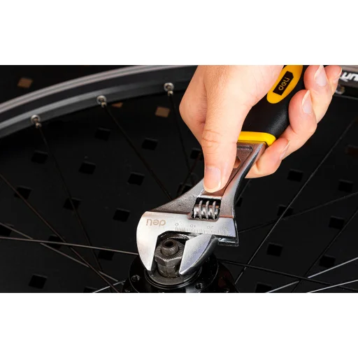 Deli Tools EDL30108 Állítható csavarkulcs, 8" (ezüst) - 4