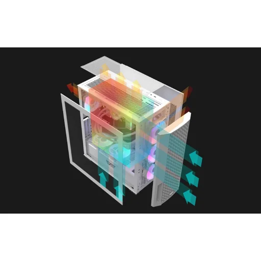 Darkflash DF2100 Számítógép ház (fehér) - 7