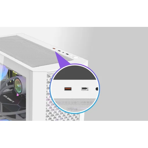 Darkflash DF2100 Számítógép ház (fehér) - 8