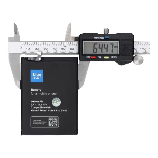BLUE STAR akkumulátor XIAOMI REDMI NOTE 9 Pro (BN52) 5020 mAh-hoz - 3
