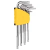 Deli Tools EDL3091 Torx imbuszkulcs készlet, 1,5-10 mm (ezüst) thumbnail