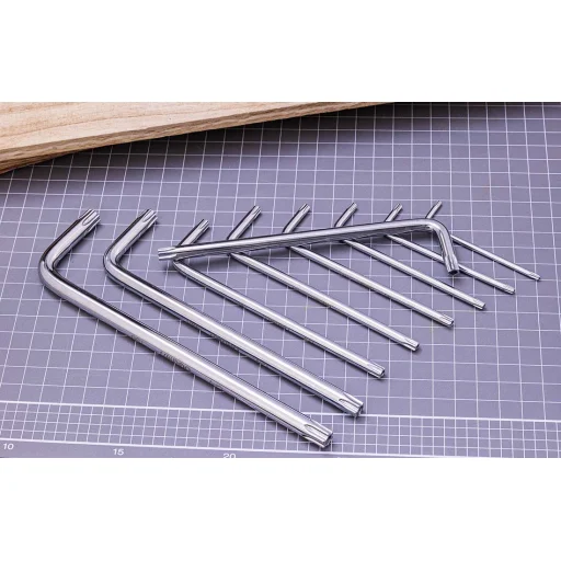 Deli Tools EDL3091 Torx imbuszkulcs készlet, 1,5-10 mm (ezüst) - 4