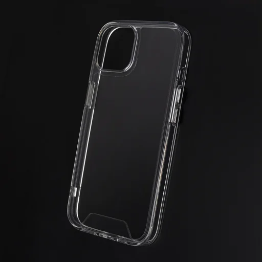 Kristálytok iPhone 16 6,1" átlátszó nagyméretű kamera kivágással - 6